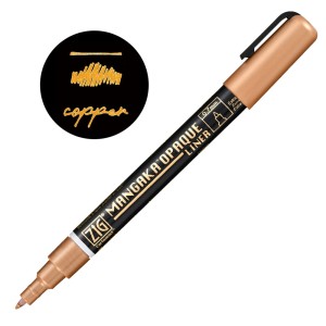 ZIG CARTOONIST MANGAKA OPAQUE LINER COPPER CNMOL/123