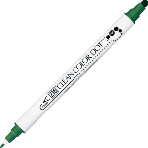 Kuretake Clean Color Dot two tips 040 GREEN