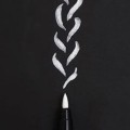 Kuretake ZIG Fudebiyori Pigment Milky White CBK-55P miniatura.jpg